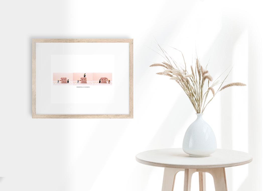 Character Jenga Everything is Awesome Photo Print | Premium Quality Professional Print