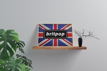 Britpop Wall Art Print | Revival Music Poster | Indie Rock Home Decor | A2–A5 Sizes