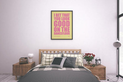 Arctic Monkeys Lyric Print: Indie Rock Music Poster