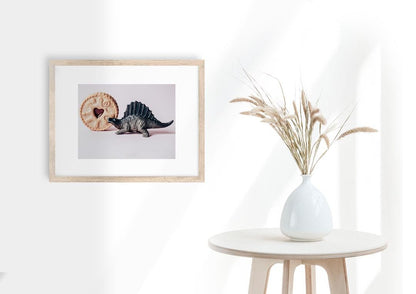 Jammie Dodger Dinosaur Print: Quirky Kitchen Wall Art