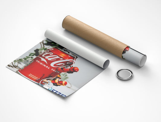 Ninja Character Coke Explosion Print | A3, A4, A5 Wall Art | Ninja Action Photography