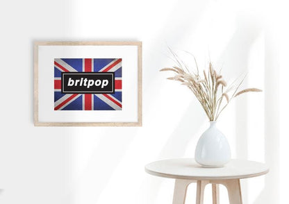 Britpop Wall Art Print | Revival Music Poster | Indie Rock Home Decor | A2–A5 Sizes