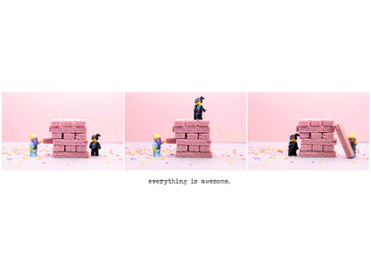 Character Jenga Everything is Awesome Photo Print | Premium Quality Professional Print